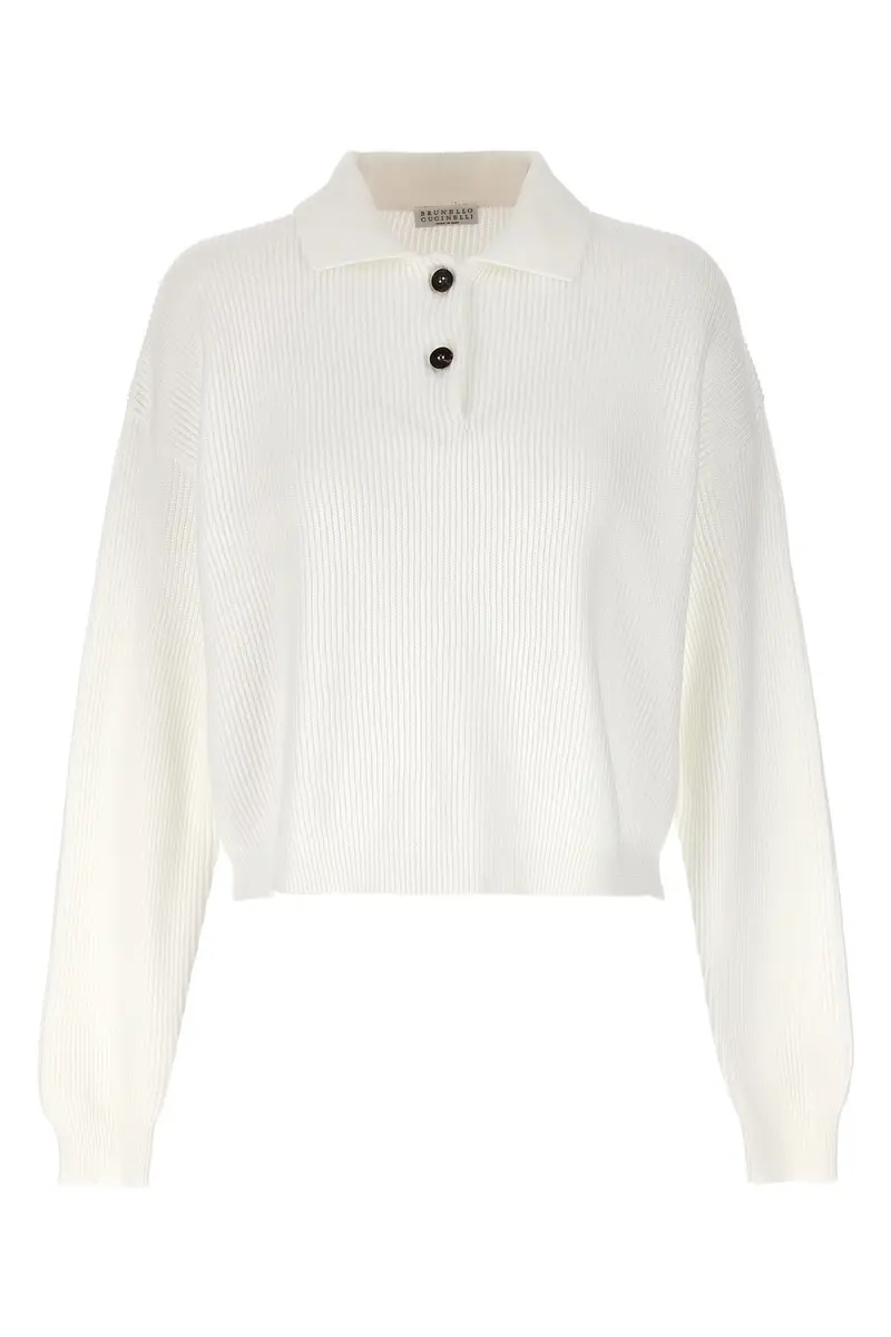 BRUNELLO CUCINELLI Polo Bianco 4031756
