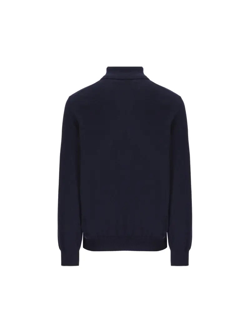 Polo In Cashmere BLU miniatura 2
