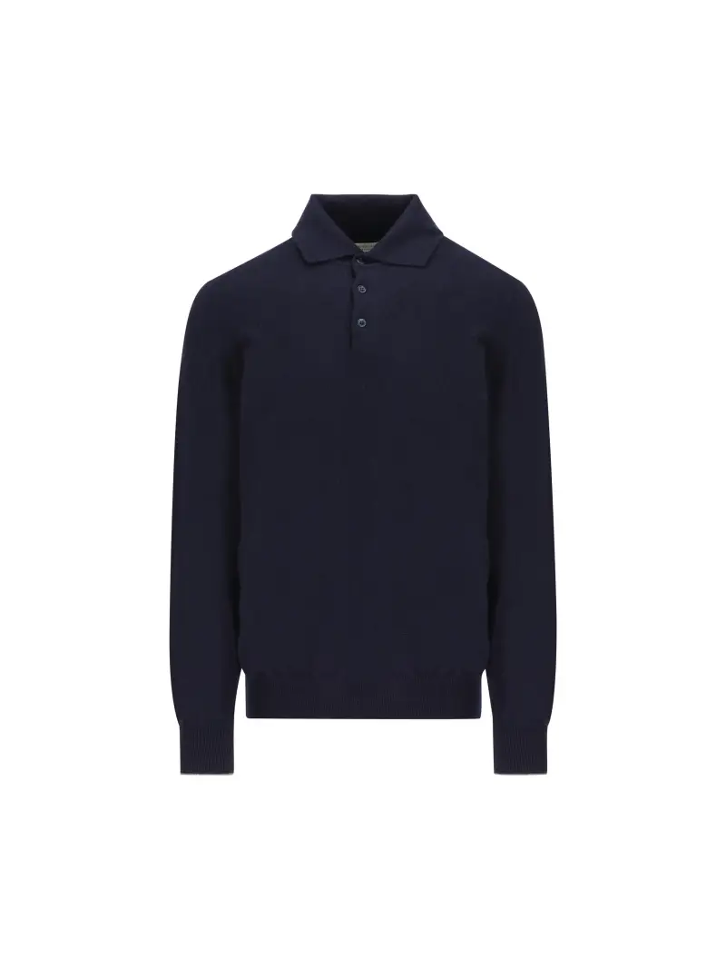 Polo In Cashmere BLU