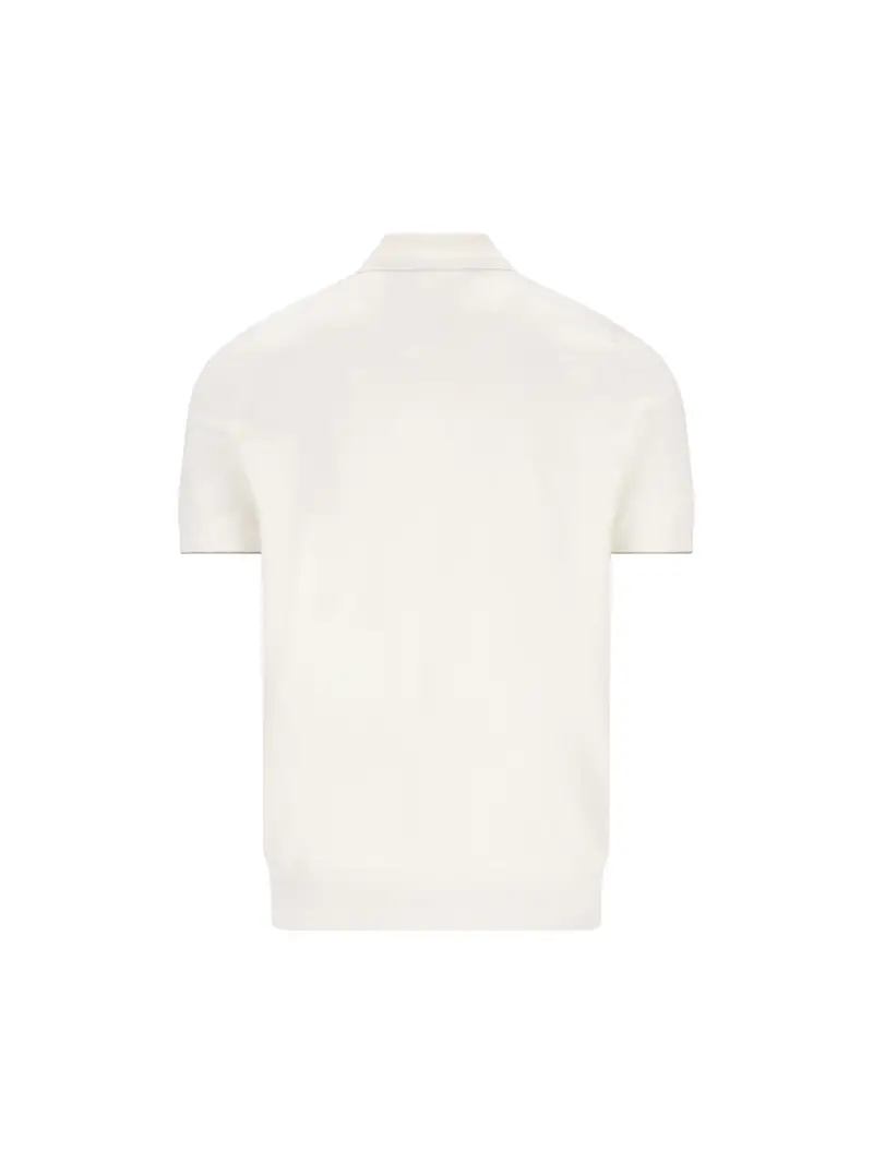 Polo In Cotone BIANCO miniatura 2