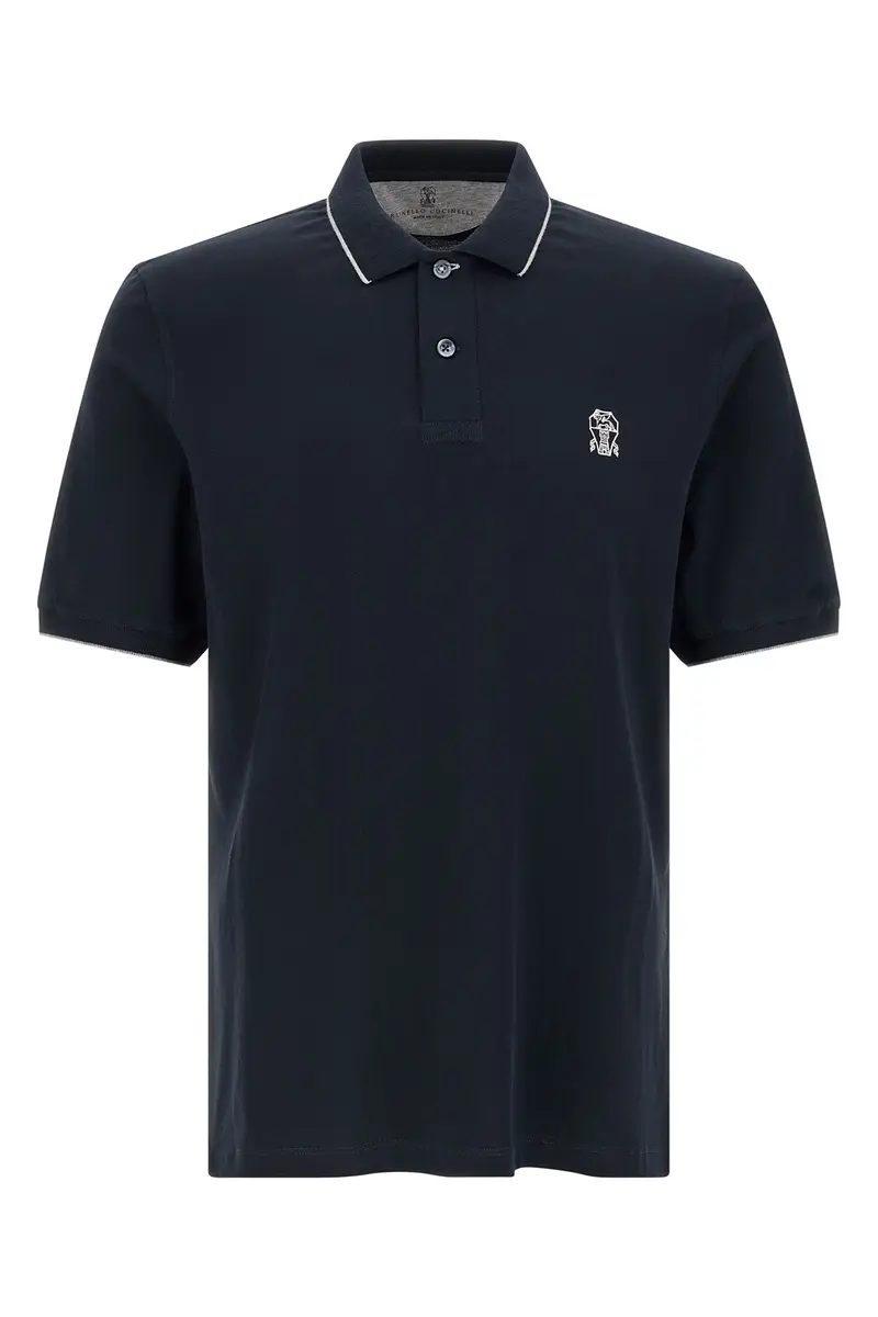 BRUNELLO CUCINELLI Polo Blu 4201012