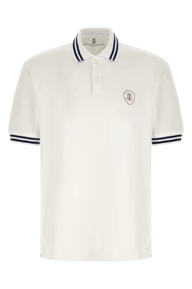 BRUNELLO CUCINELLI Polo Bianco 4200905