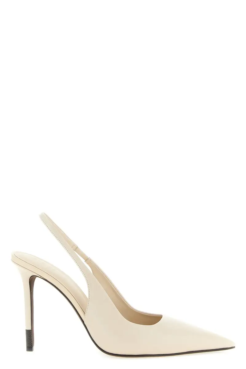 Slingback Monile Bianco