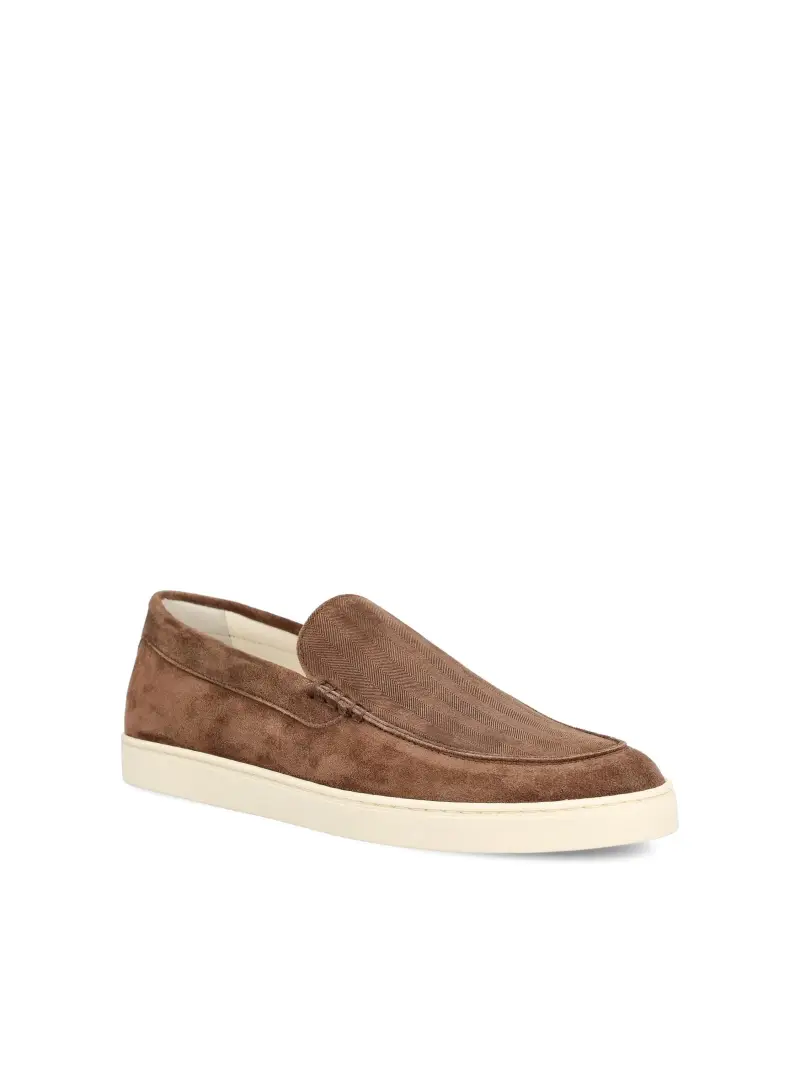 Slip-On In Pelle MARRONE miniatura 2