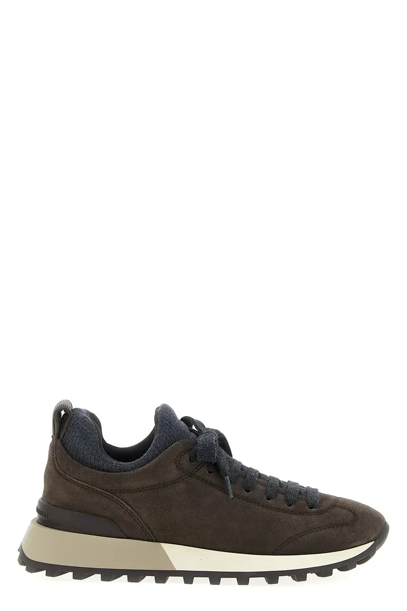 Sneaker Suede Marrone