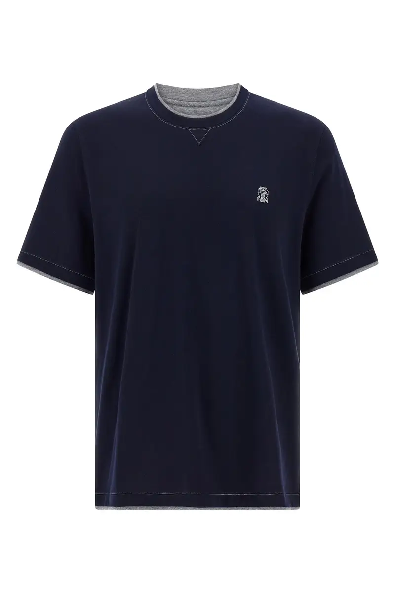 BRUNELLO CUCINELLI T-shirt Blu 3968191