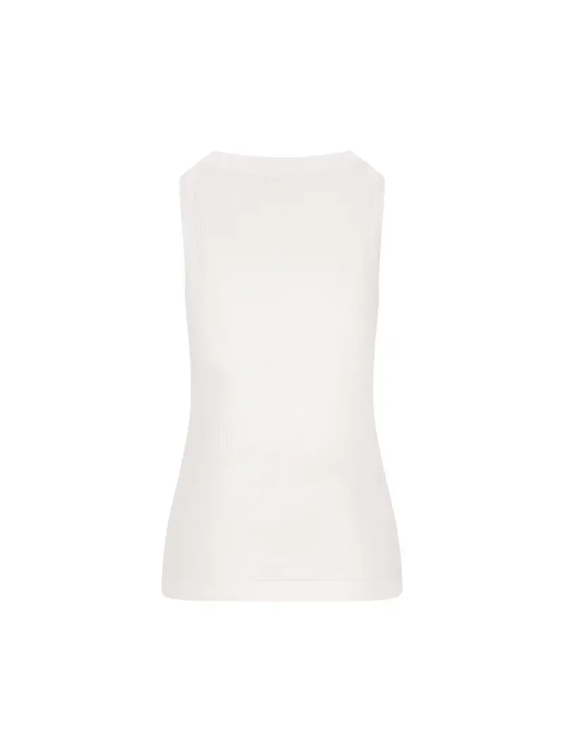 Top In Cotone BIANCO miniatura 2