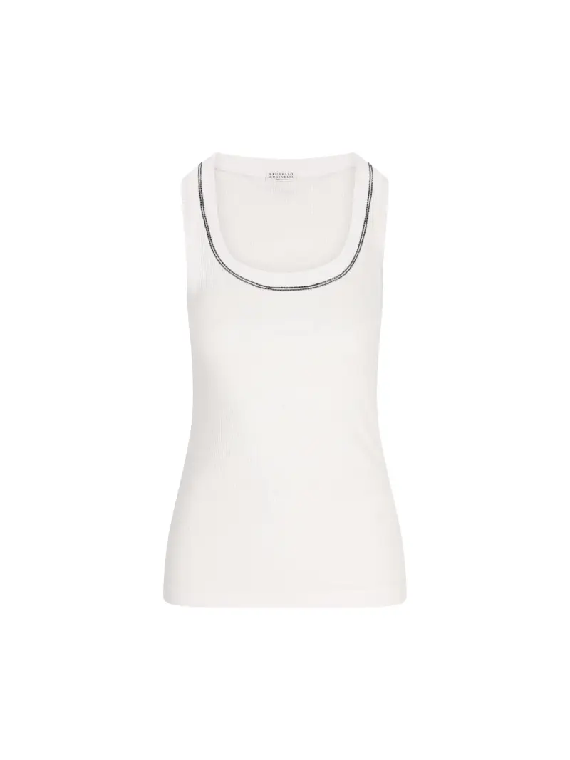 Top In Cotone BIANCO