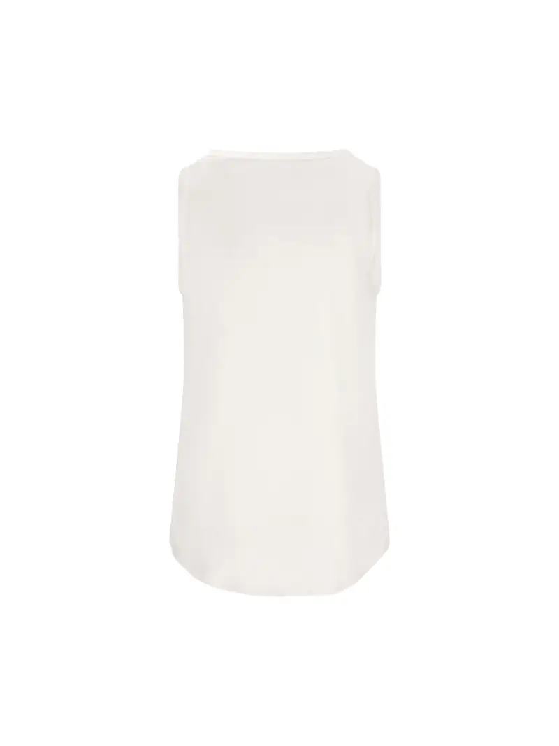 Top In Seta BIANCO miniatura 2