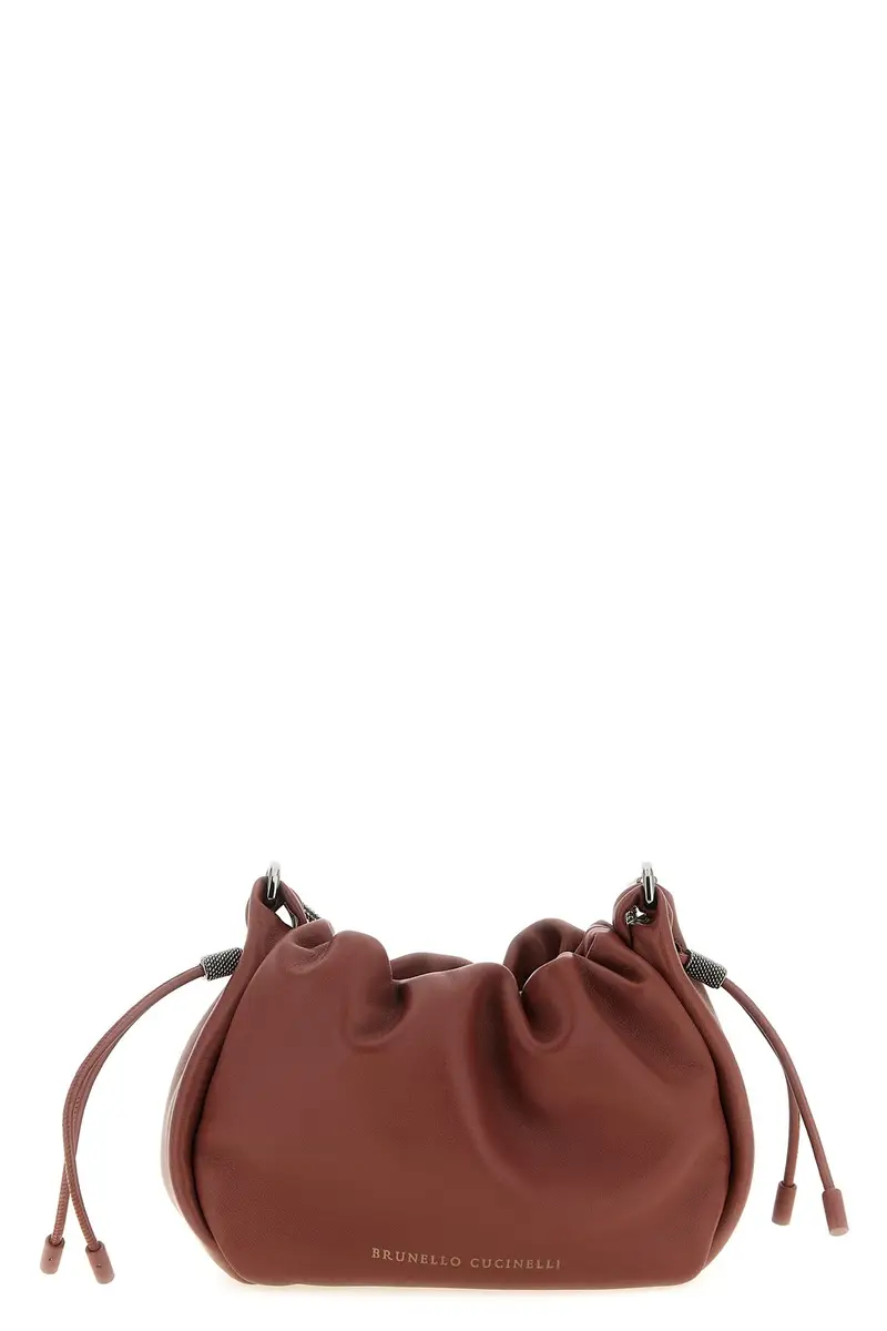 Tracolla Bucket Mellow Mini Marrone