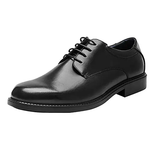 Bruno Marc Scarpe Uomo Eleganti Basse Vintage PU Stringate Derby Scarpe Oxford Nero DOWNING