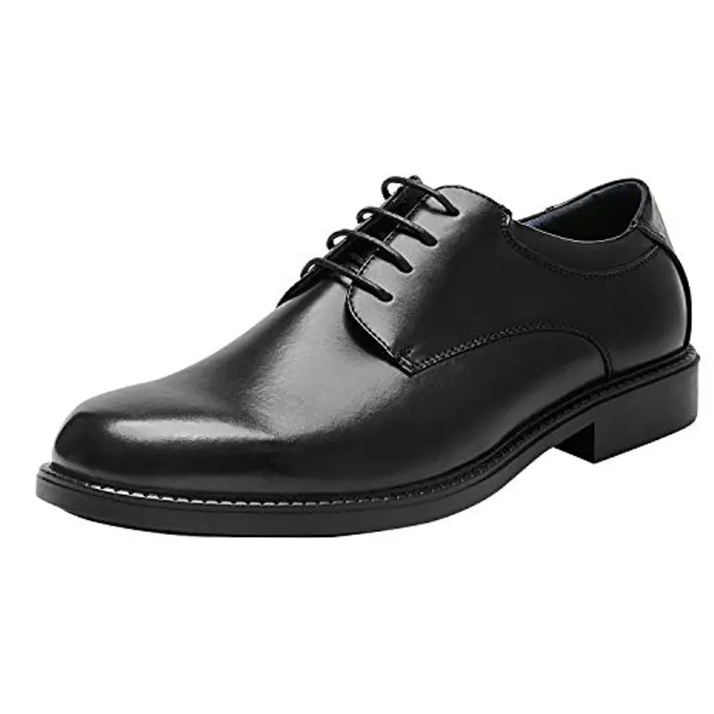 Bruno Marc Scarpe Uomo Eleganti Basse Vintage PU Stringate Derby Scarpe Oxford Nero DOWNING