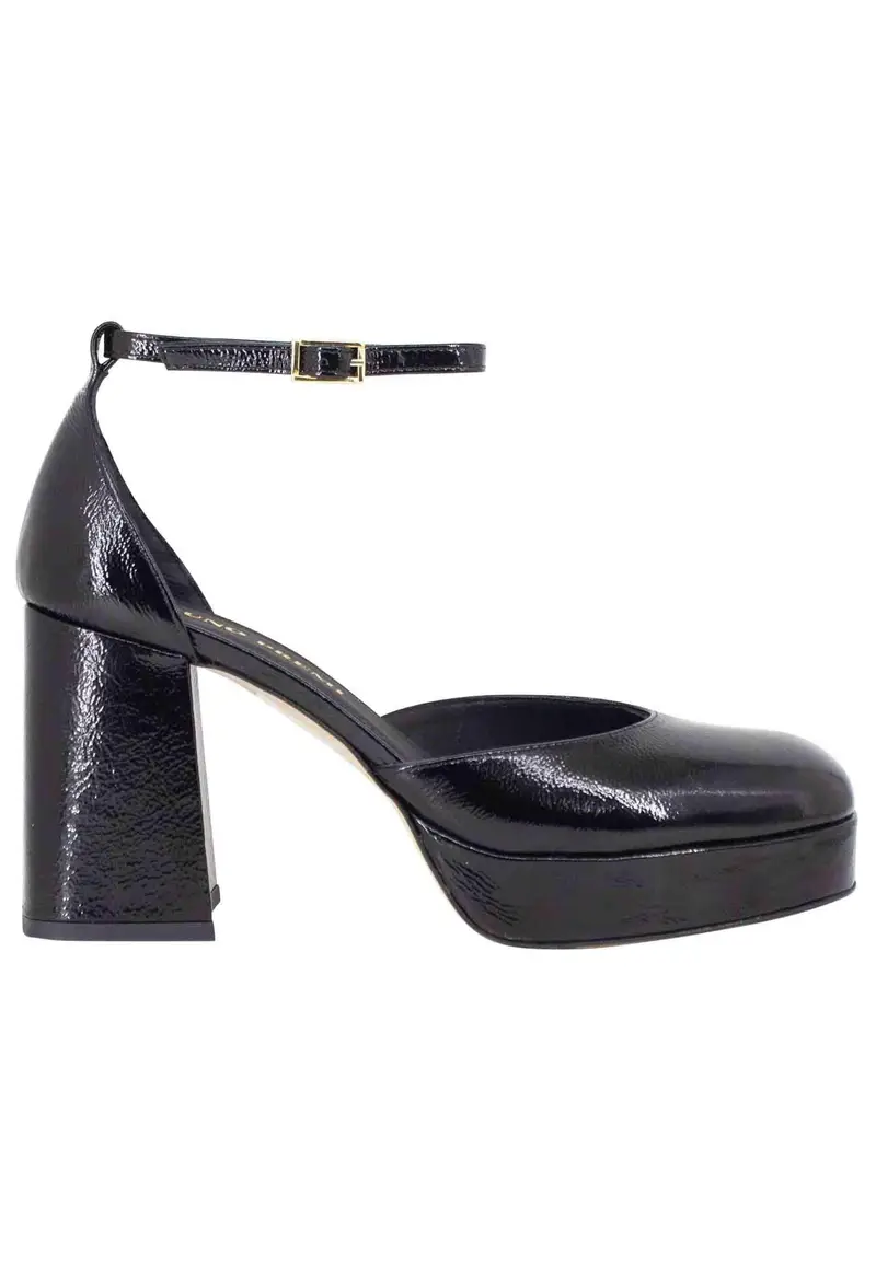 Decollete Talli Dun donna in vernice nera con tacco alto e plateau Donna BF2001X 001