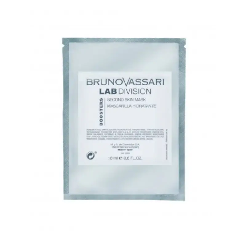 Set Bruno Vassari Lab Division Maschera Peel-Off Idra-Nutriente all'Acido Ialuronico per il Viso 5 pezzi 18 ml