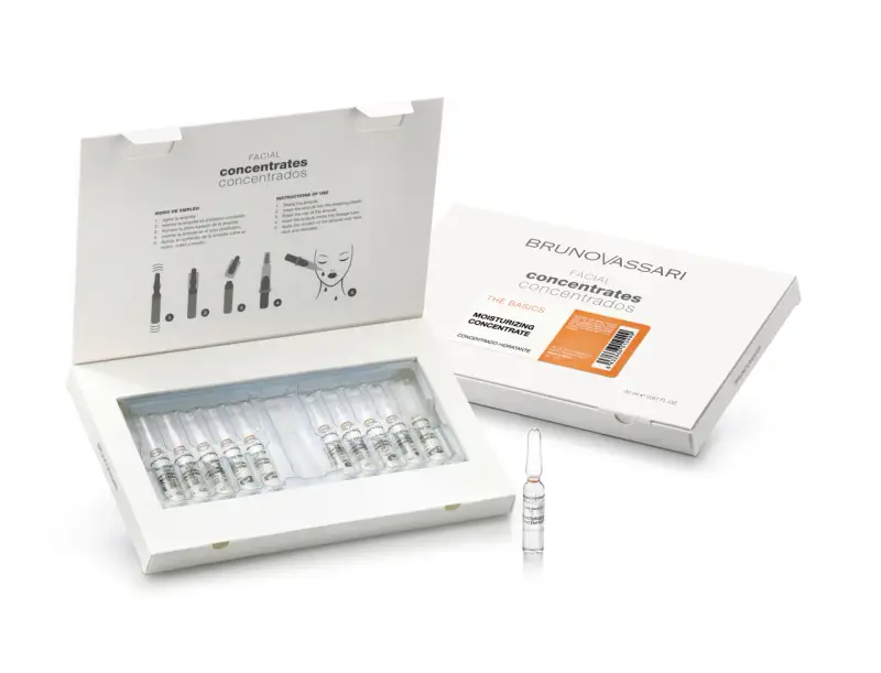 Set, Bruno Vassari, Le Basi, Acido Salicilico, Idratante, Concentrato, Per Viso, 10 pezzi, 2 ml