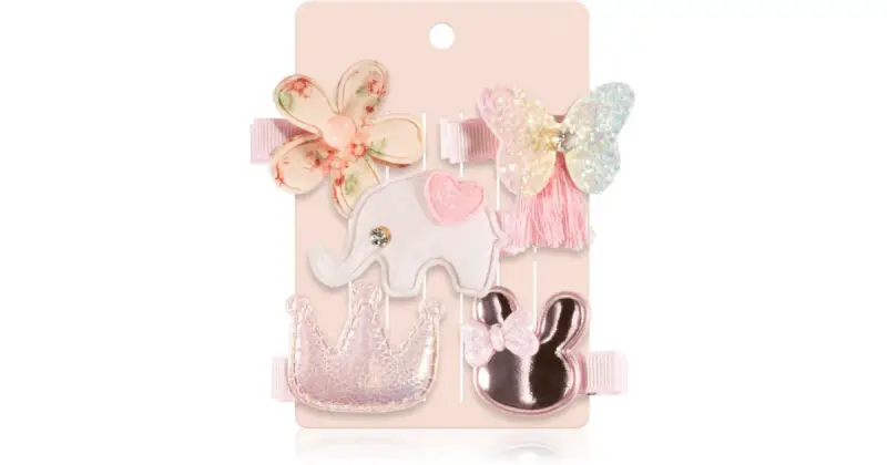 Bambini Elephant clip set forcine per capelli Elephant 5 pezzi