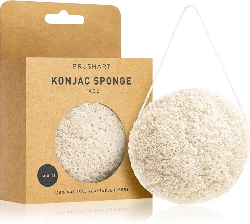 Home Salon spugnetta esfoliante delicata per il viso Natural 5 g