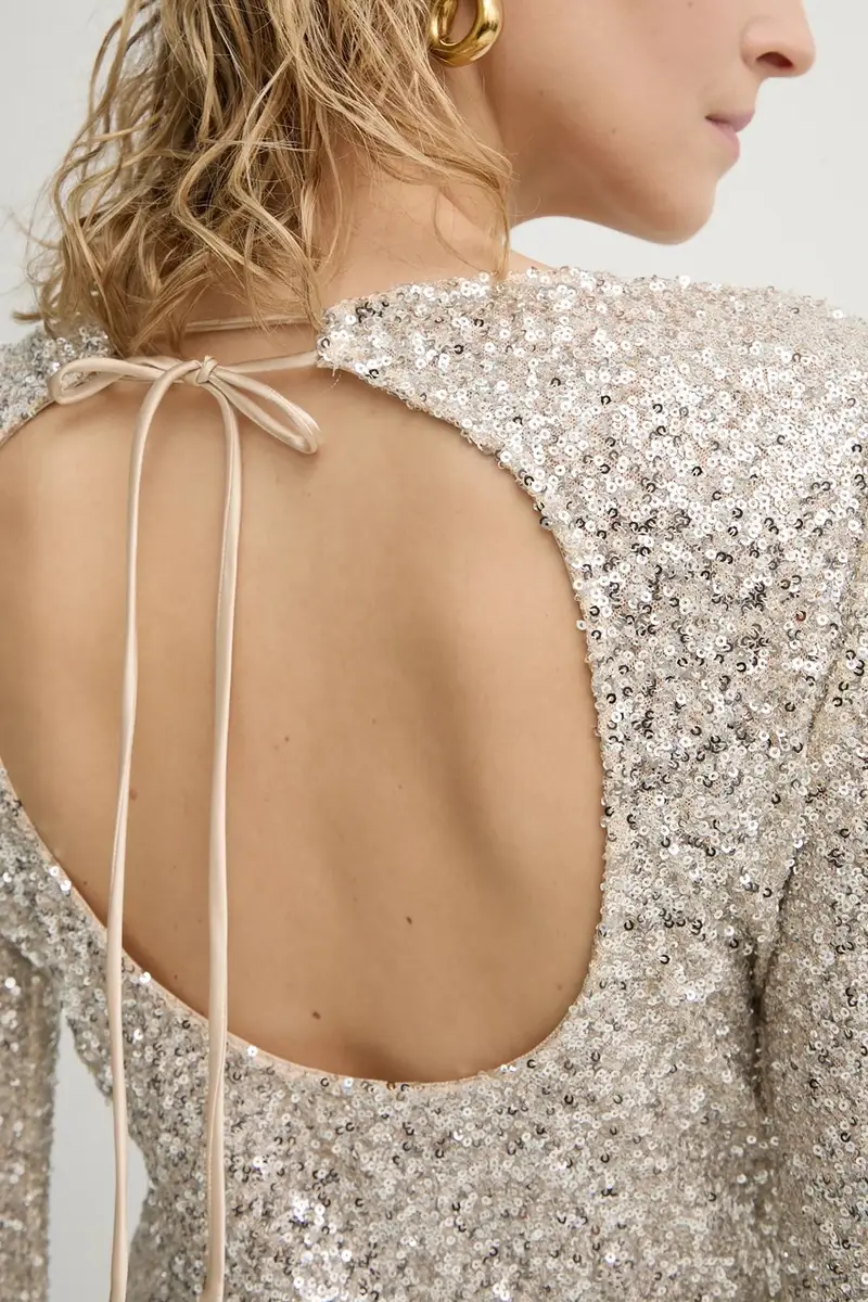 camicetta donna colore argento BBW4194 miniatura 5