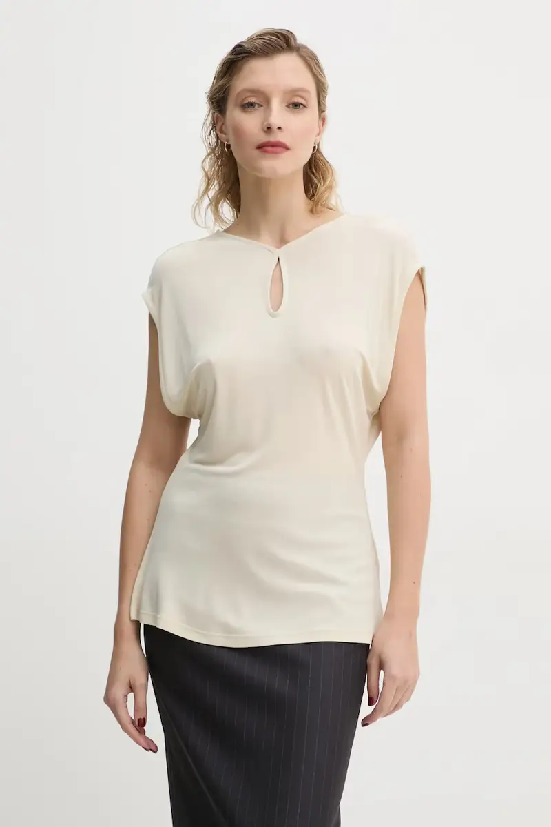 camicetta donna colore beige BBW4214