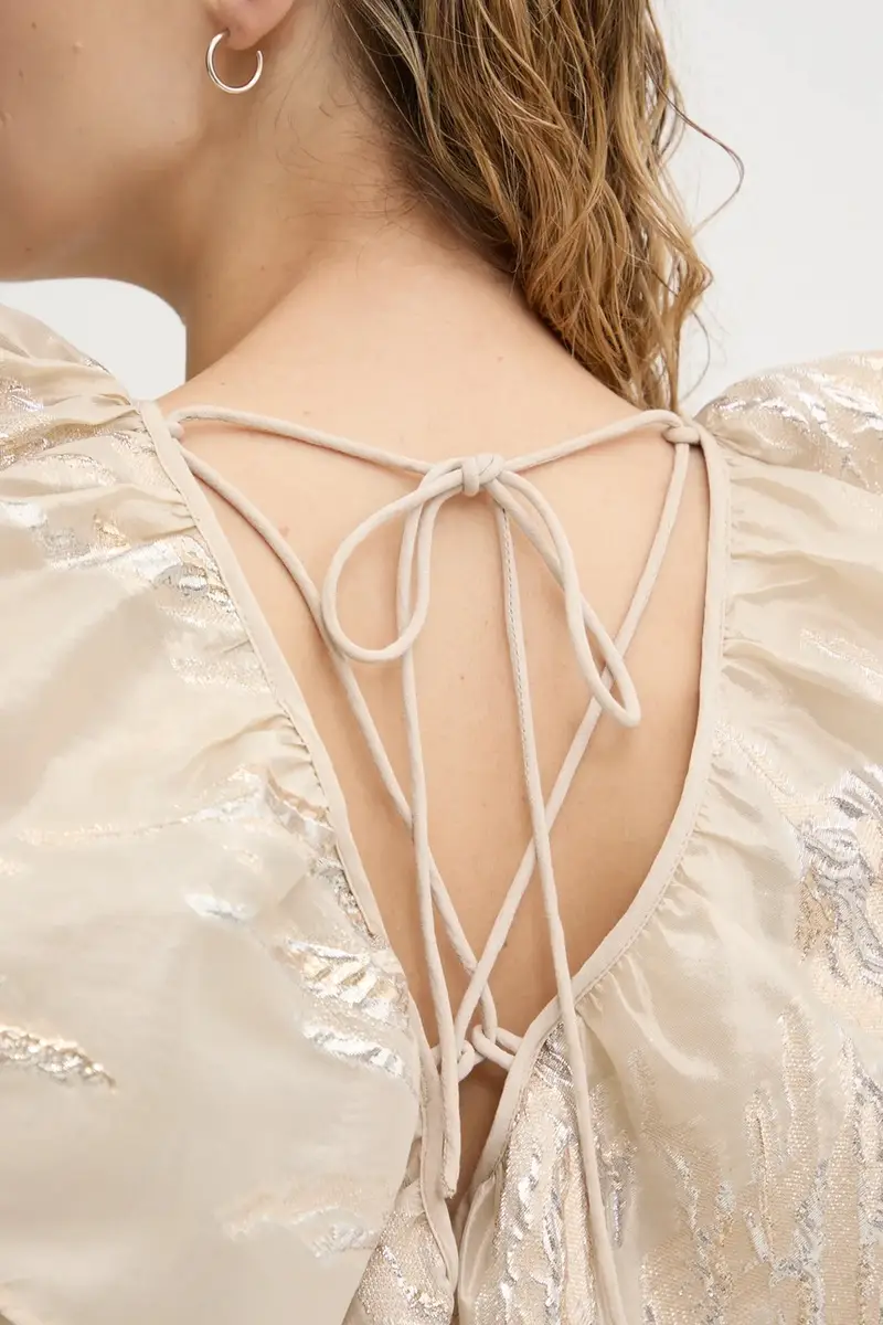 camicetta donna colore beige BBW4450 miniatura 5