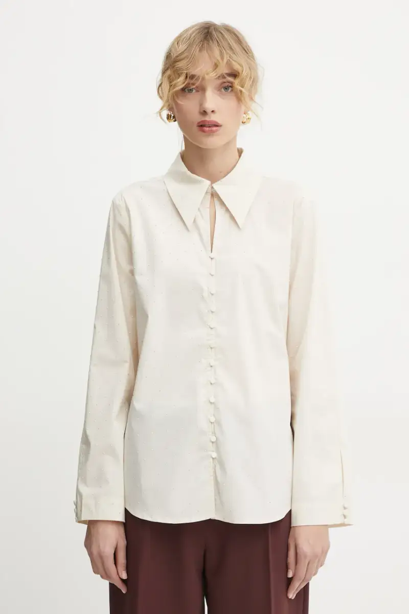 camicia donna colore beige BBW4264