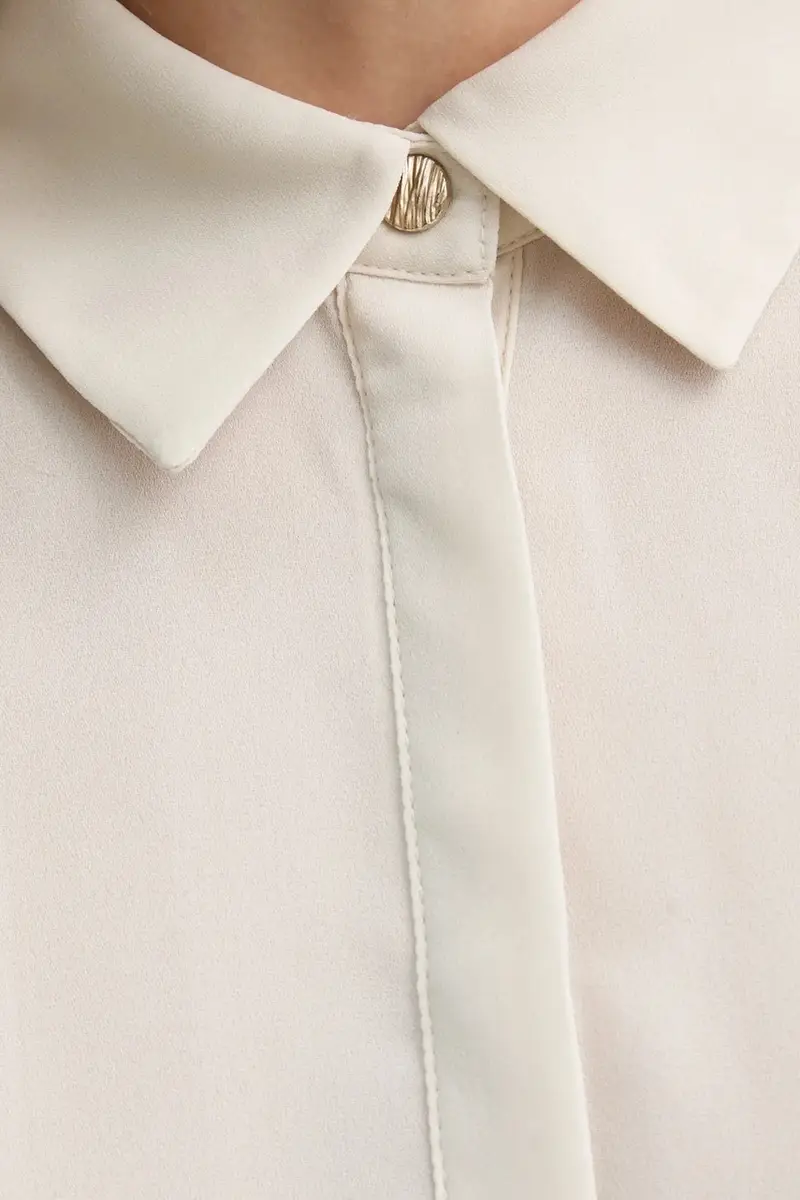 camicia donna colore beige BBW4357 miniatura 5