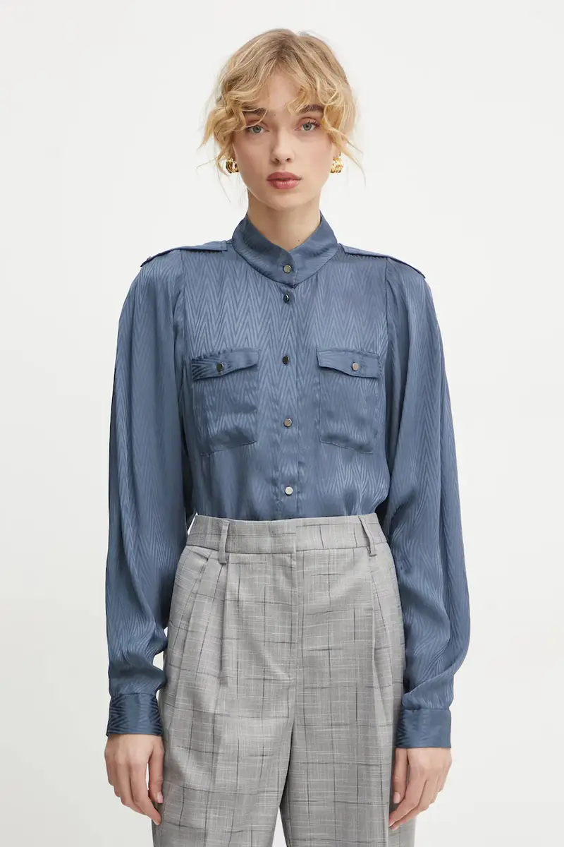 camicia donna colore blu BBW4223