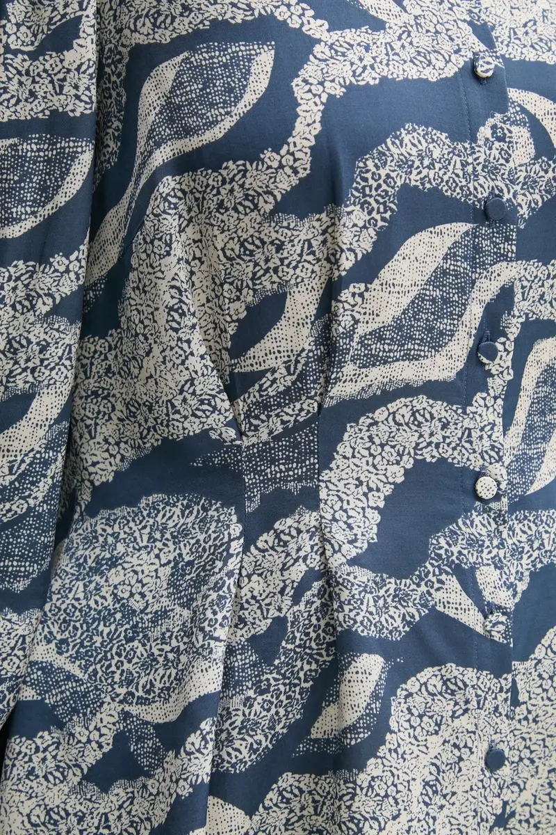 camicia donna colore blu BBW4336 miniatura 5