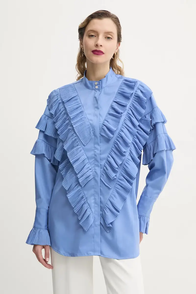 camicia donna colore blu BBW4421