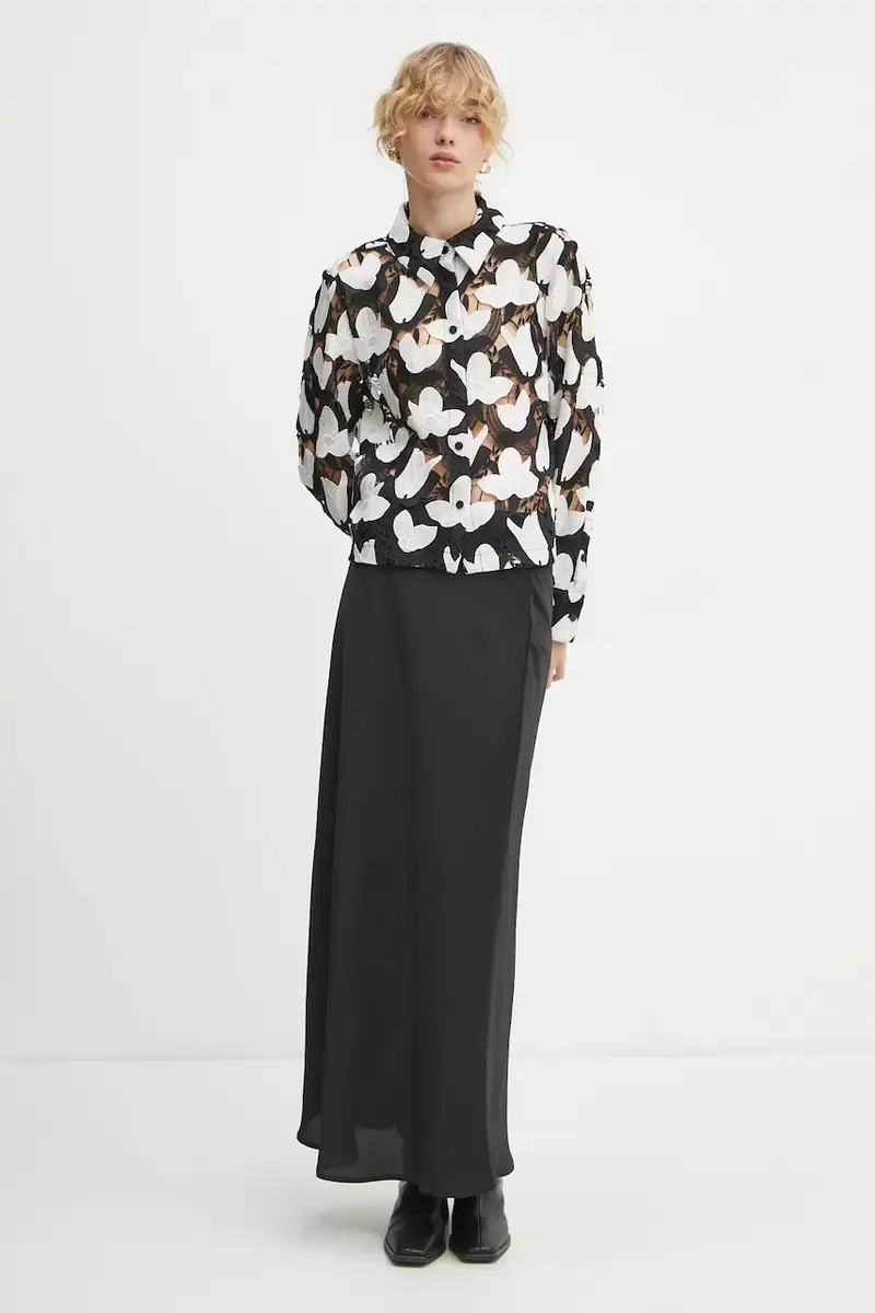 camicia donna colore nero BBW4250 miniatura 2