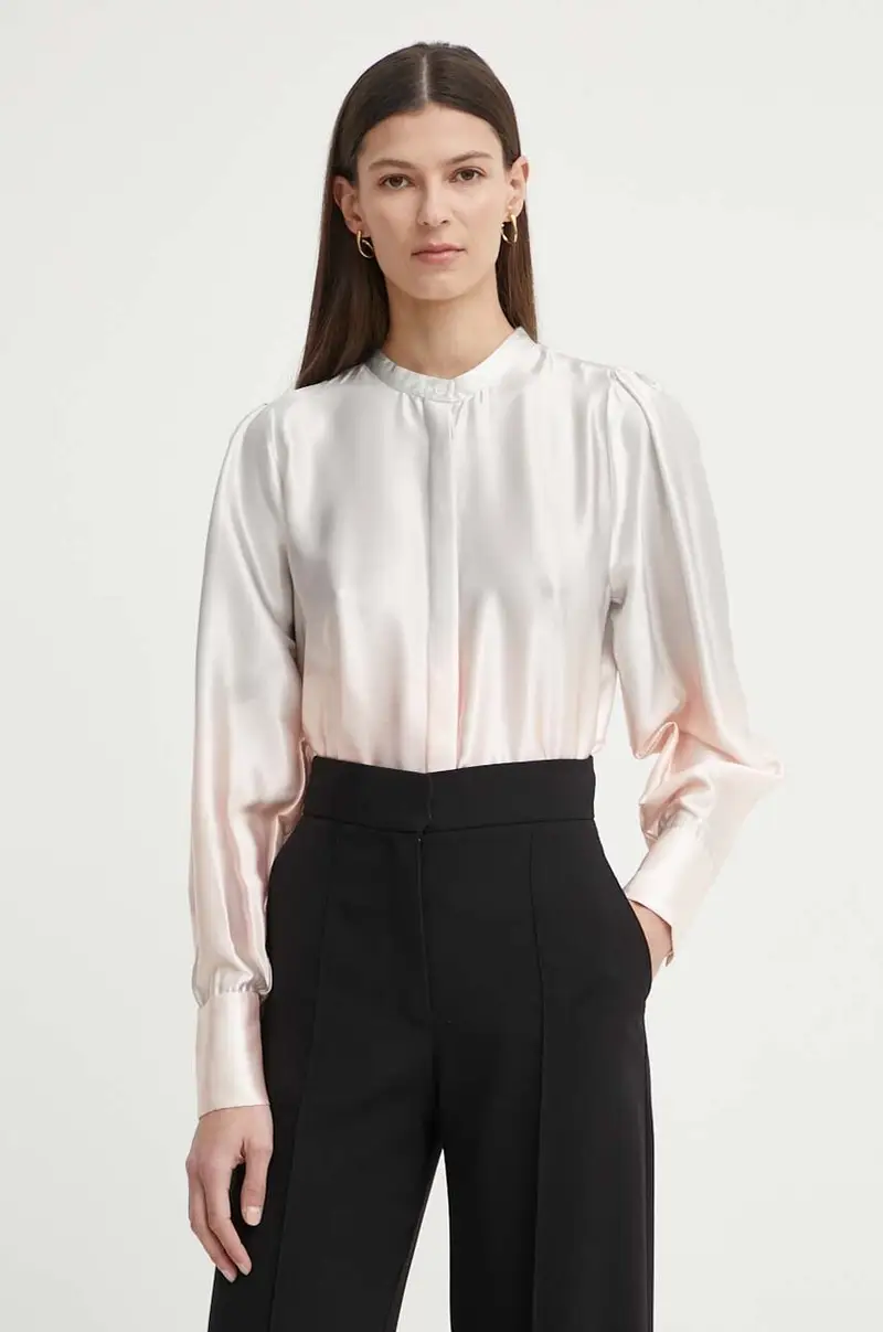 camicia FadingBBBlanca donna colore beige BBW3842