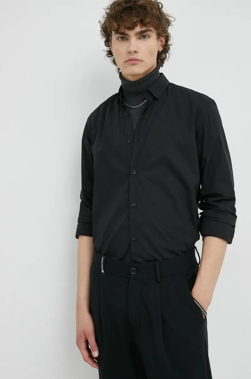 camicia uomo Nero