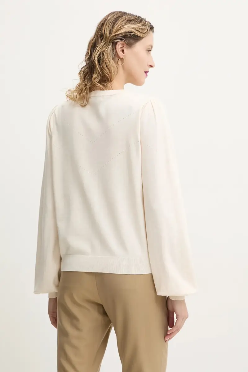 Bruuns Bazaar Cardigan Donna Beige 3292006 miniatura 3