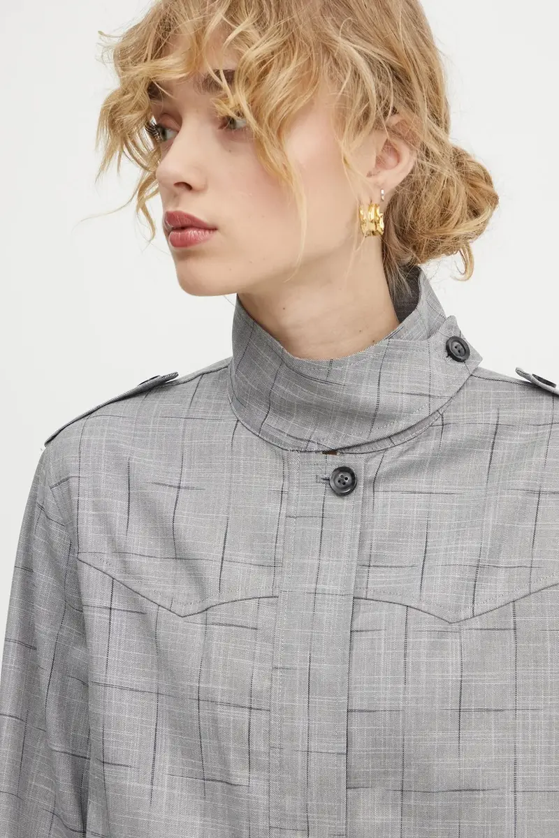 giacca donna colore grigio BBW4224 miniatura 5