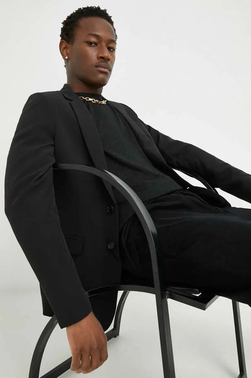 giacca Karlsus uomo Nero