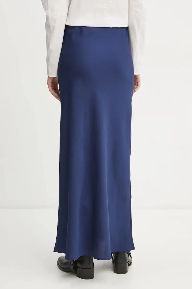 gonna colore blu navy BBW4296 miniatura 3