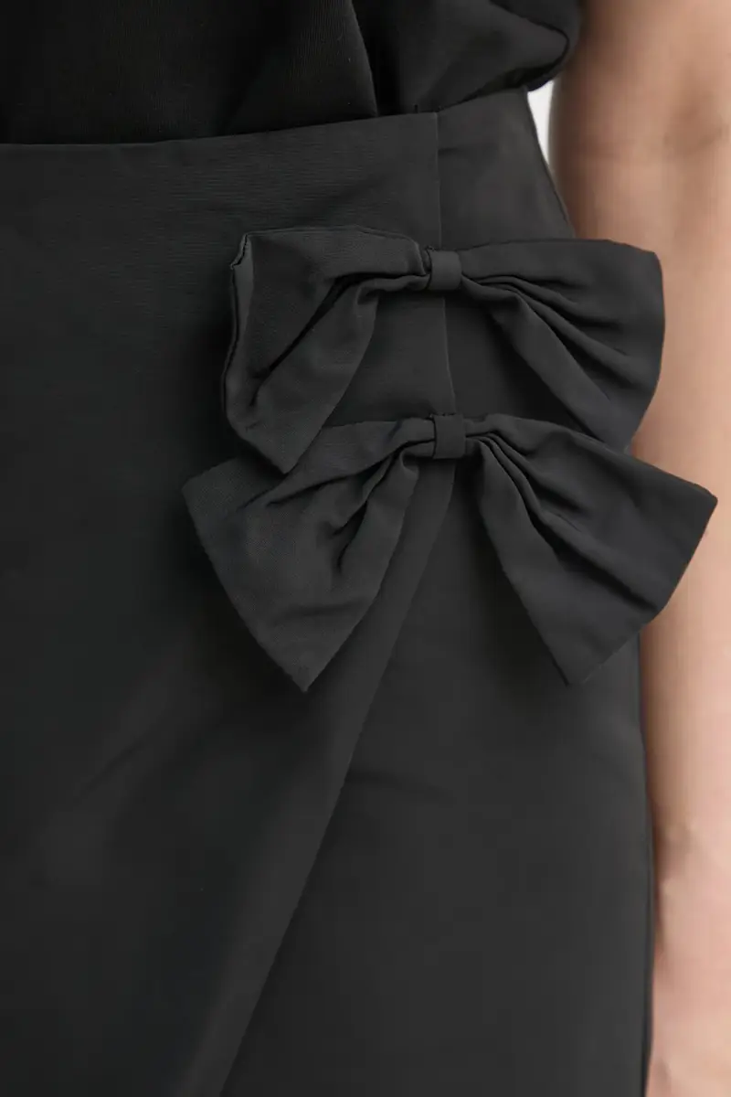 gonna colore nero BBW4394 miniatura 5