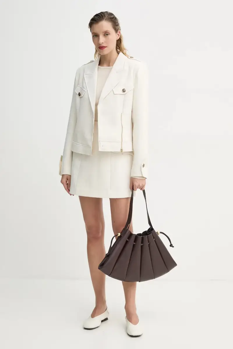 maglione donna colore beige BBW4331 miniatura 2