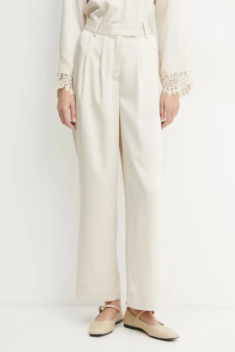 pantaloni donna colore beige BBW4271