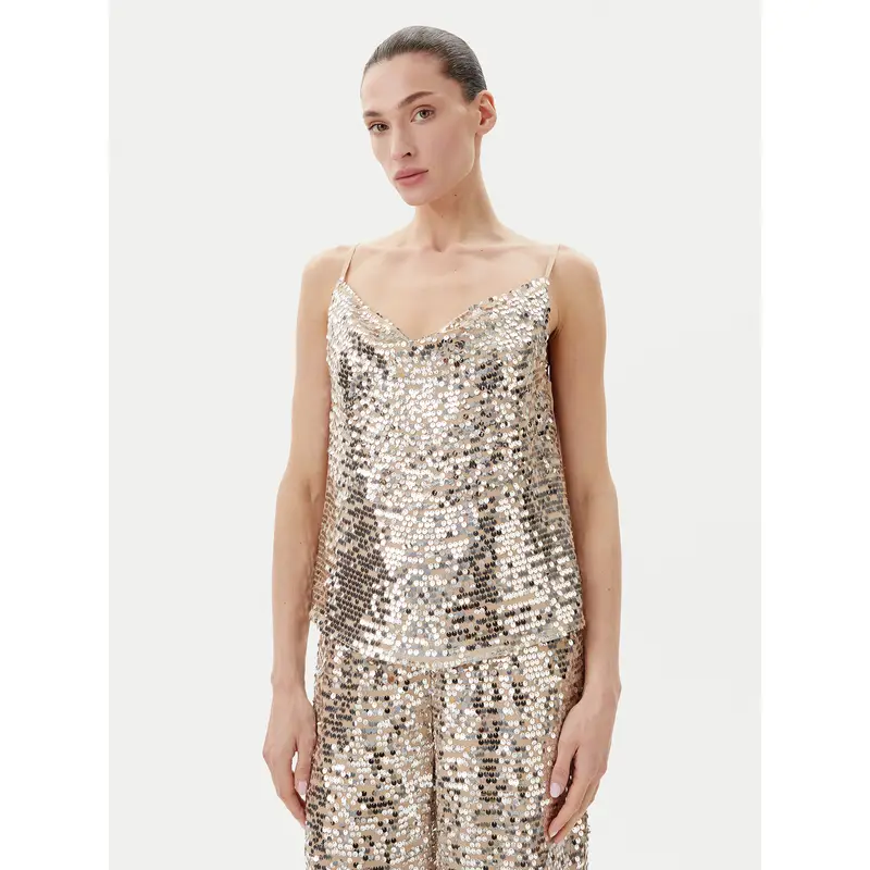 Bruuns Bazaar Top Argento 3213418