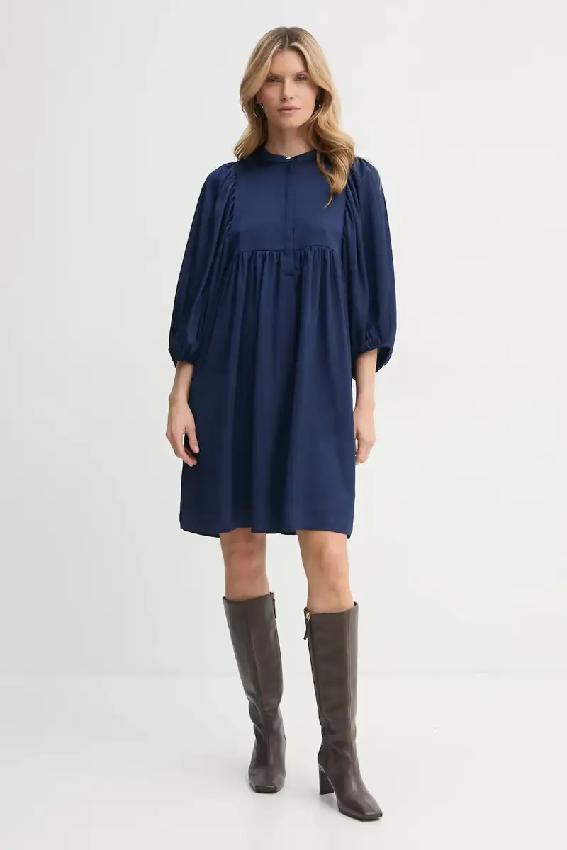 vestito Acacia Sarina colore blu navy miniatura 2