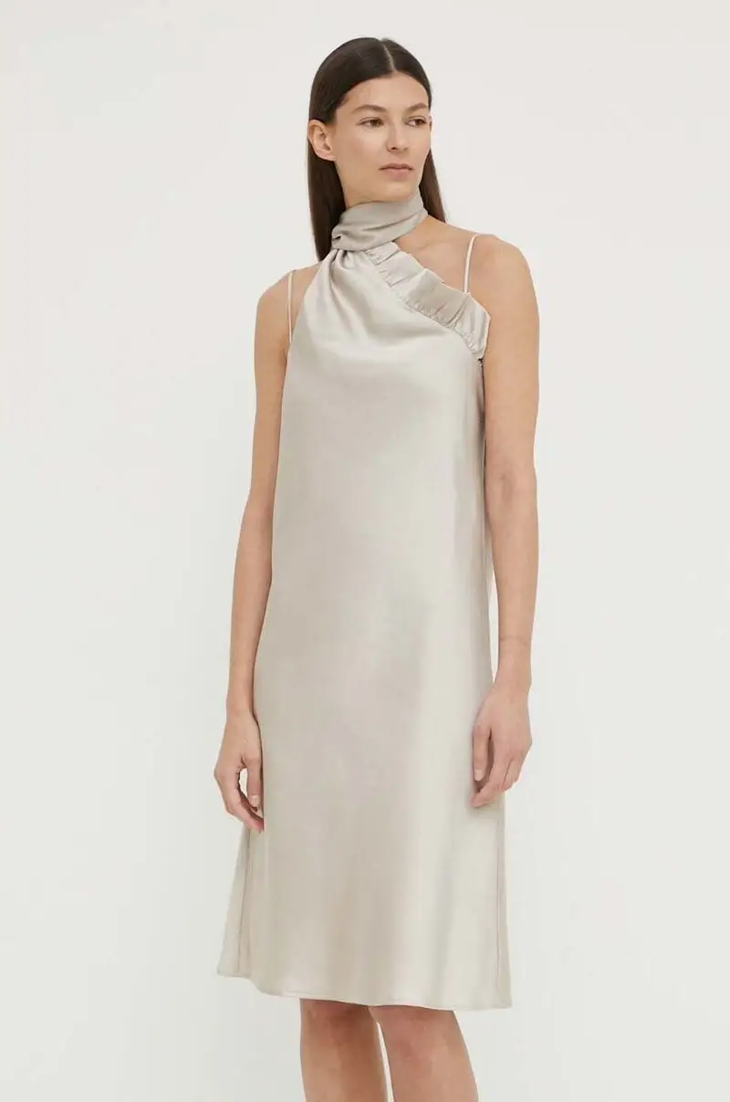 vestito AcaciaBBNellie dress colore beige BBW3866