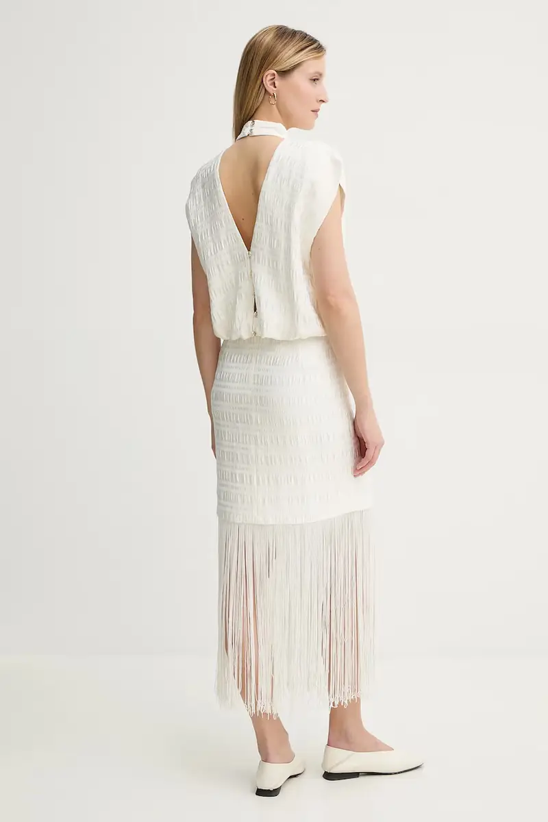 vestito colore beige BBW4432 miniatura 3