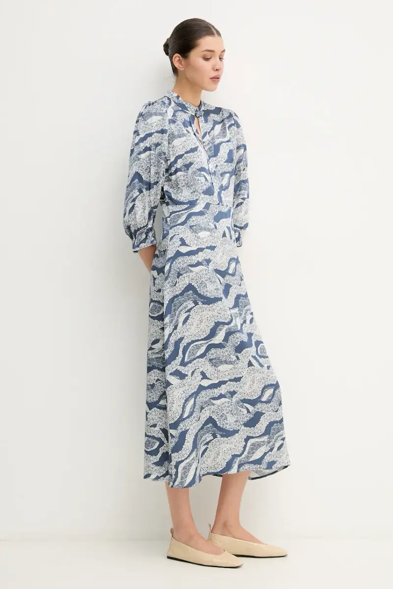 vestito colore blu miniatura 3