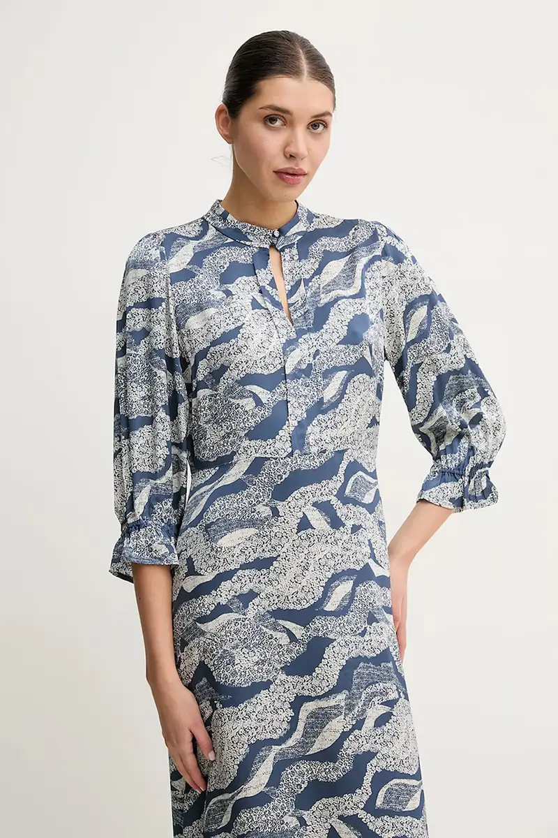 vestito colore blu miniatura 4