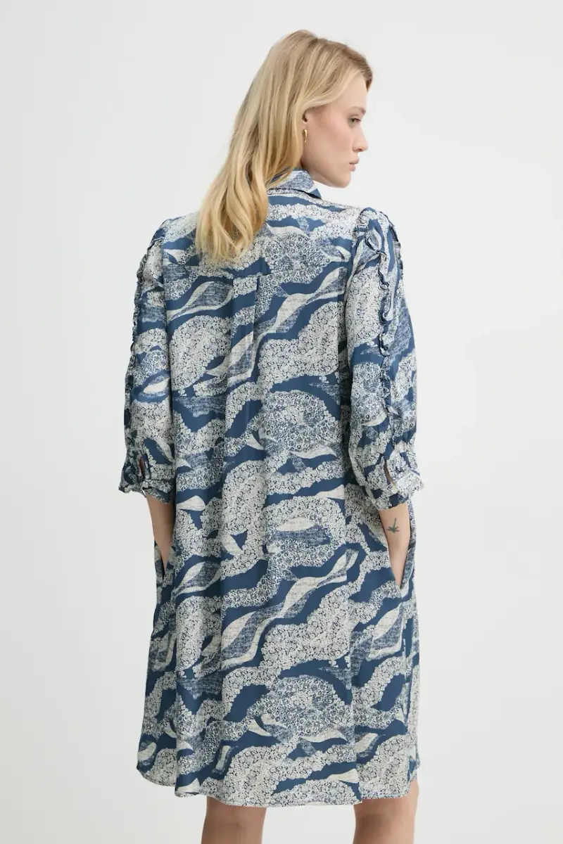 vestito colore blu BBW4335 miniatura 3