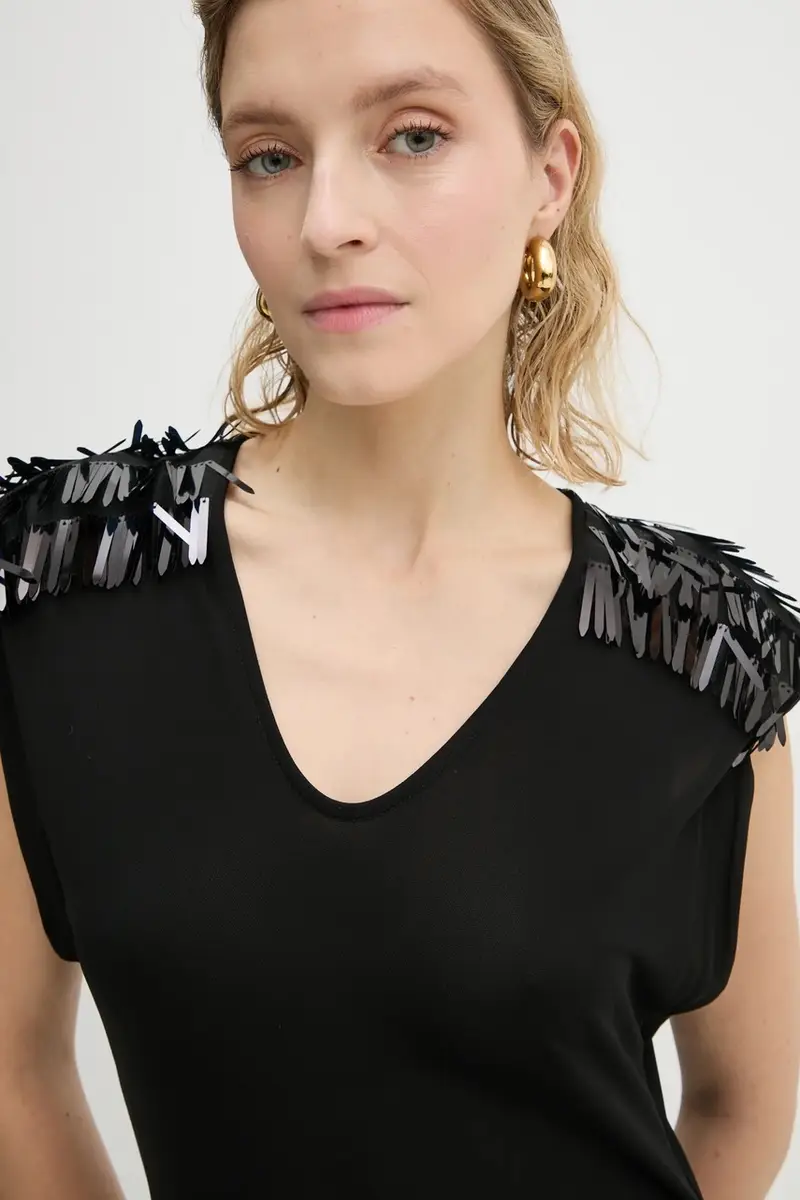 vestito colore nero BBW4213 miniatura 5