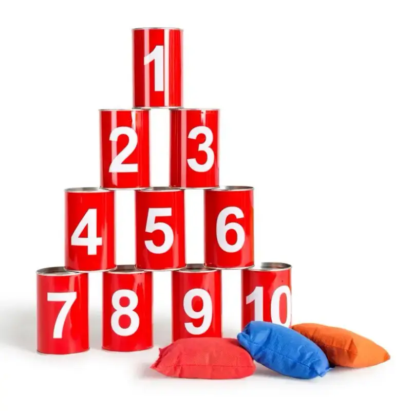 Gioco da tavolo lancia lattine per bambini BS Toys