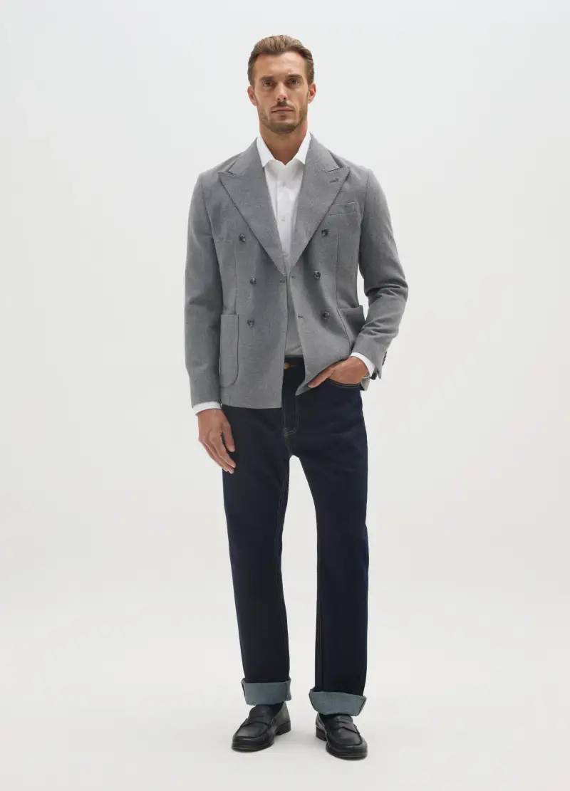 BST.1957 Blazer Uomo Grigio 3005124 miniatura 3