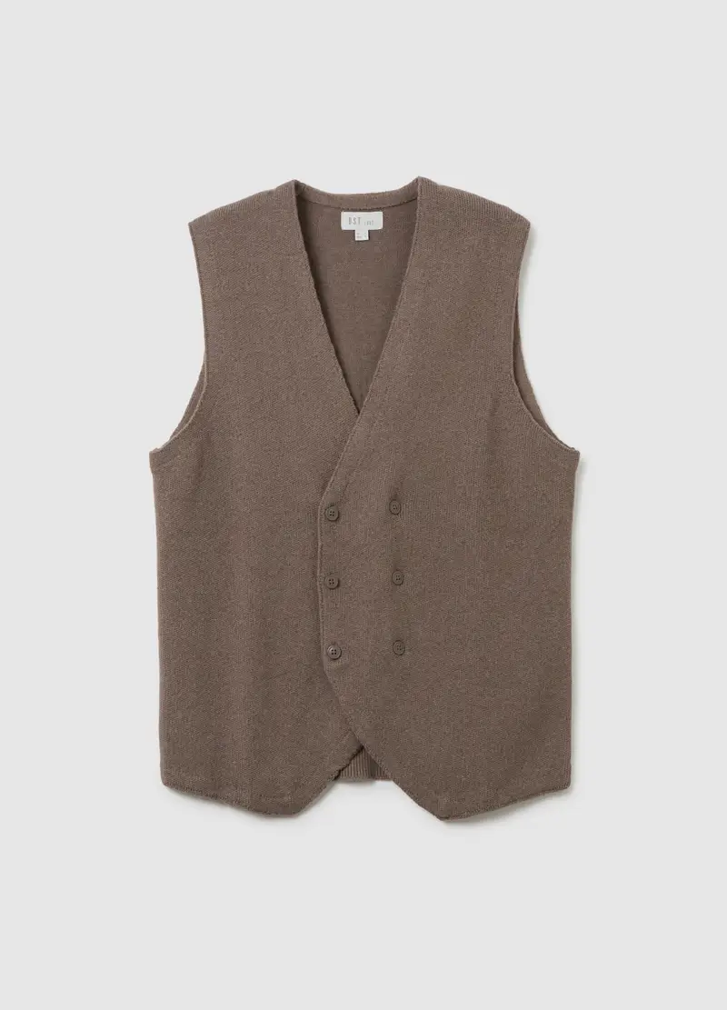 BST.1957 Gilet Uomo Marrone 3189028